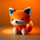 10-3497170538-Cute kawaii Squishy fox plush toy, realistic texture, visible stitch line, soft smooth lighting, vibrant studio li