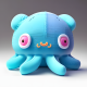 5-4074856946-Cute kawaii Squishy octopus plush toy, realistic texture, visible stitch line, soft smooth lighting, vibrant studio