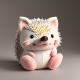 8-4068063473-Cute kawaii Squishy hedgehog plush toy, realistic texture, visible stitch line, soft smooth lighting, vibrant studi